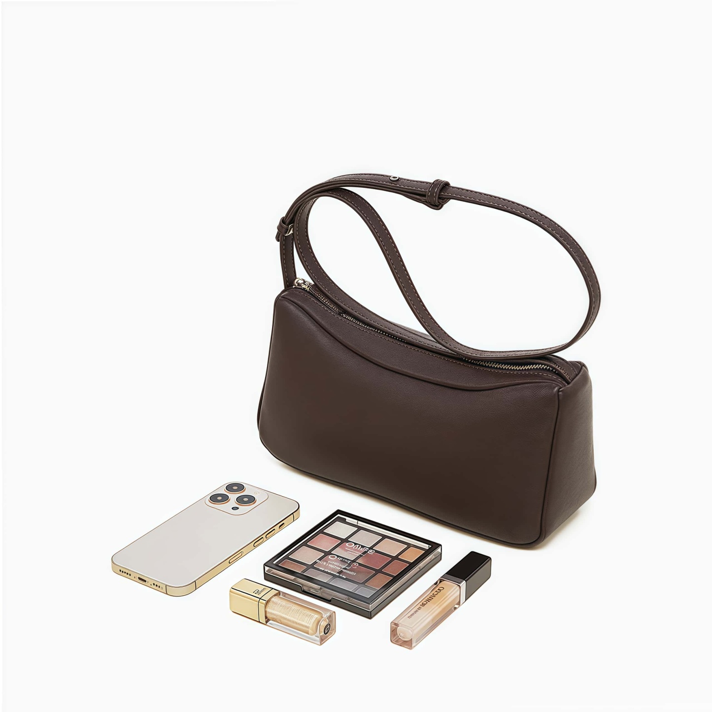 新発売！|ベージュ|黒|コーヒー|3色|牛革サコッシュ|牛革ショルダーバッグ|携帯ポーチ|牛革斜め掛けバッグ