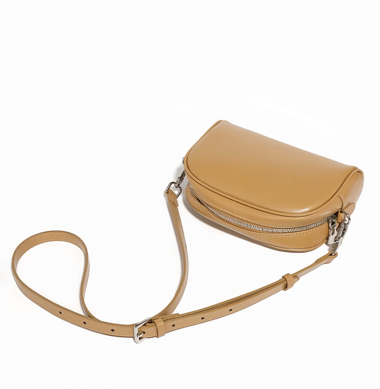 3WAY※One plus One-3WAY革新1+1※カーキ|黒|乳白|3色|牛革ハンドバッグ ※ 手持ちアウターバッグ+クロスボディインナーバッグ※