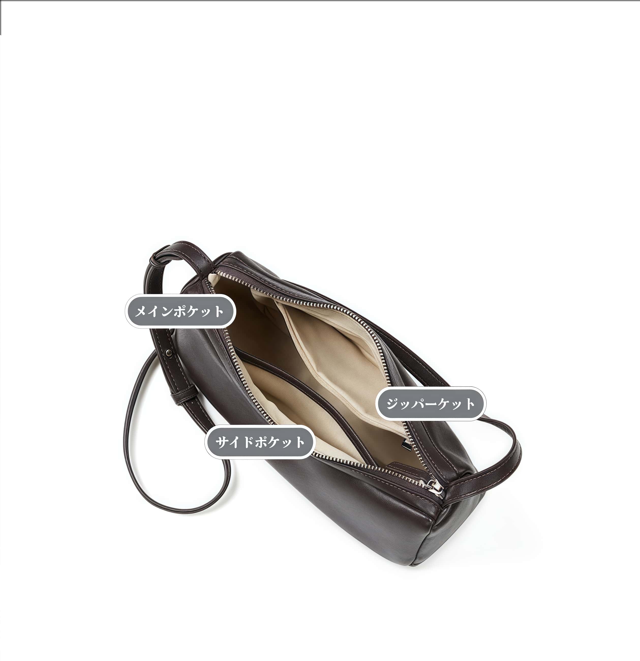 新発売！|ベージュ|黒|コーヒー|3色|牛革サコッシュ|牛革ショルダーバッグ|携帯ポーチ|牛革斜め掛けバッグ