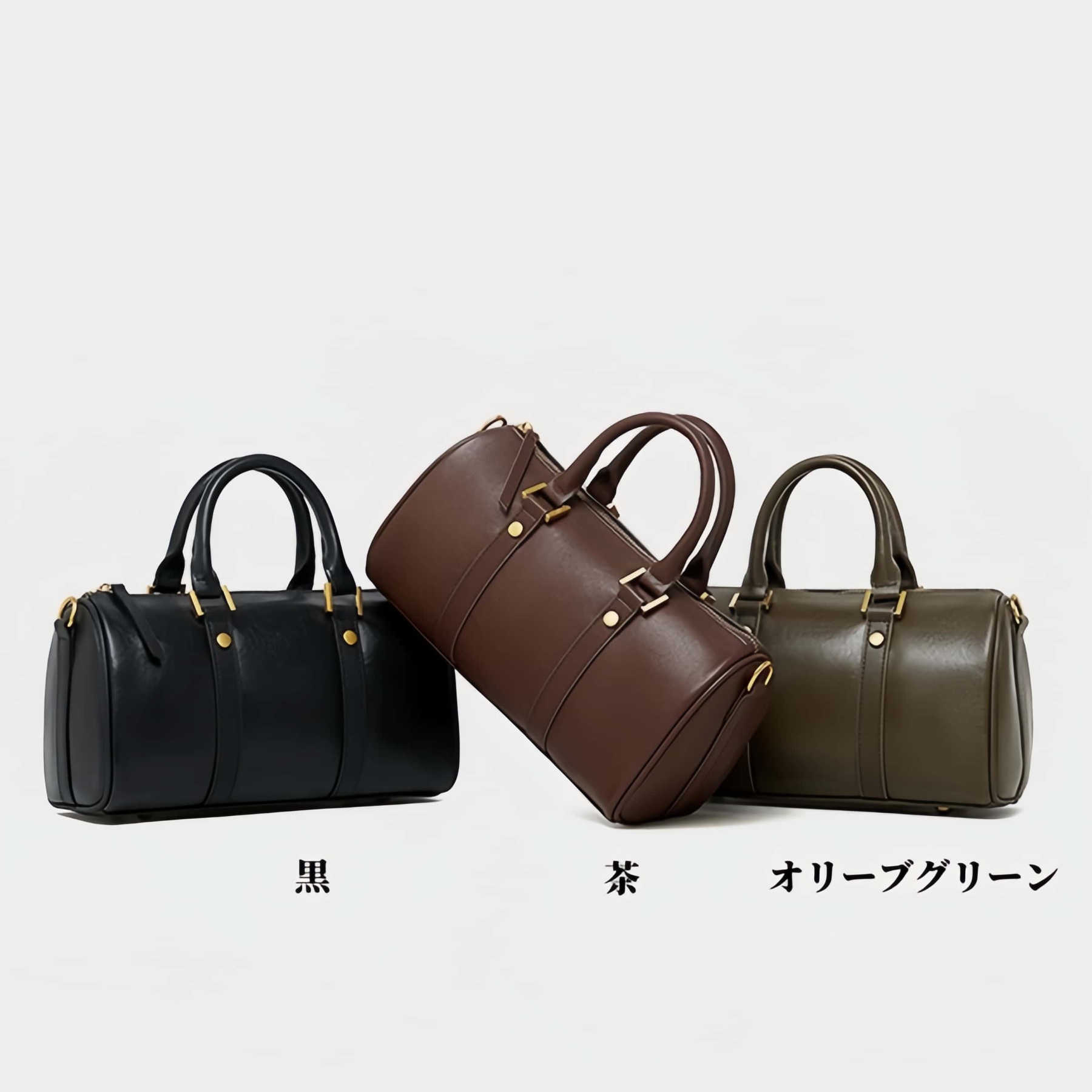 レトロな新作！•3色•3WAY•天然牛革ハンドバッグ•牛革ショルダーバッグ