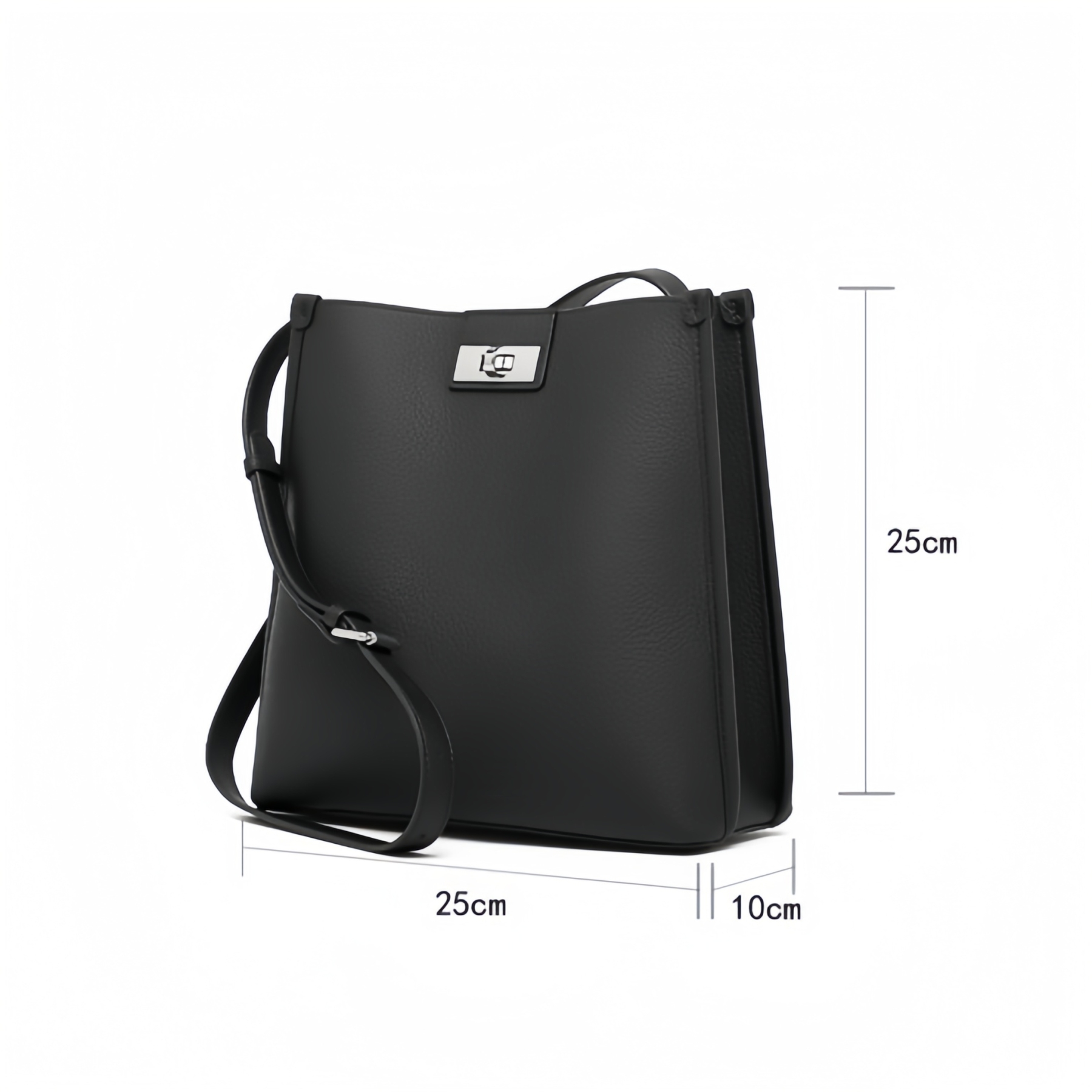 細部まで丁寧 ！|黒|カーキ|天然牛革斜ショルダーバッグ|牛革肩掛けバッグ