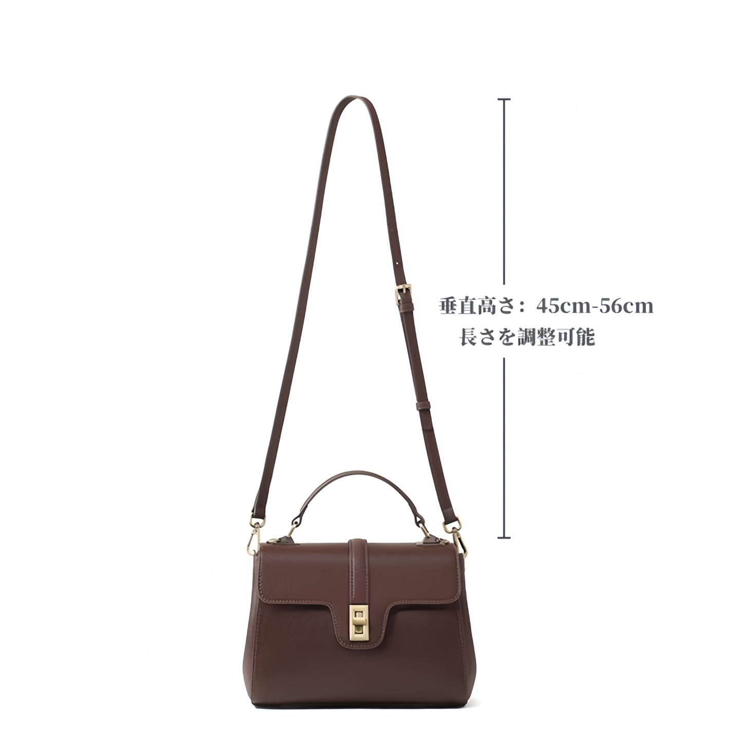 優雅な雰囲気 ！※茶※3WAY※天然牛革ハンドバッグ※牛革ショルダーバッグ