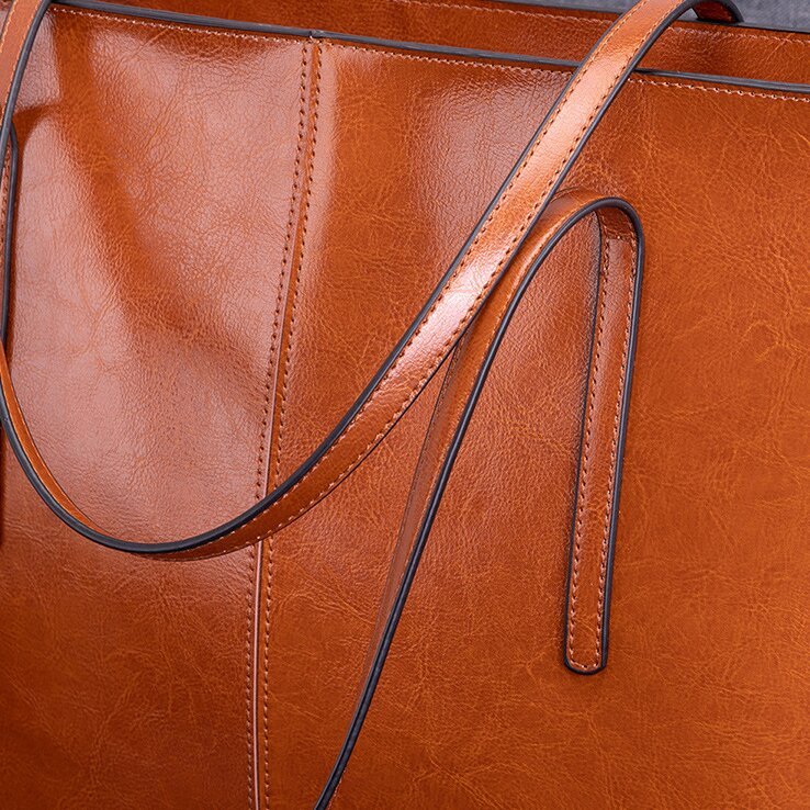 7色もっと選択※ユニセックス※上質な植物鞣し牛革トートバッグ※通勤|旅行