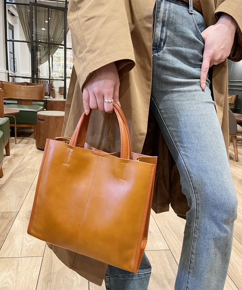 大容量3WAY|6色|通勤バッグ|牛革ト一トバッグ|手提げバッグ