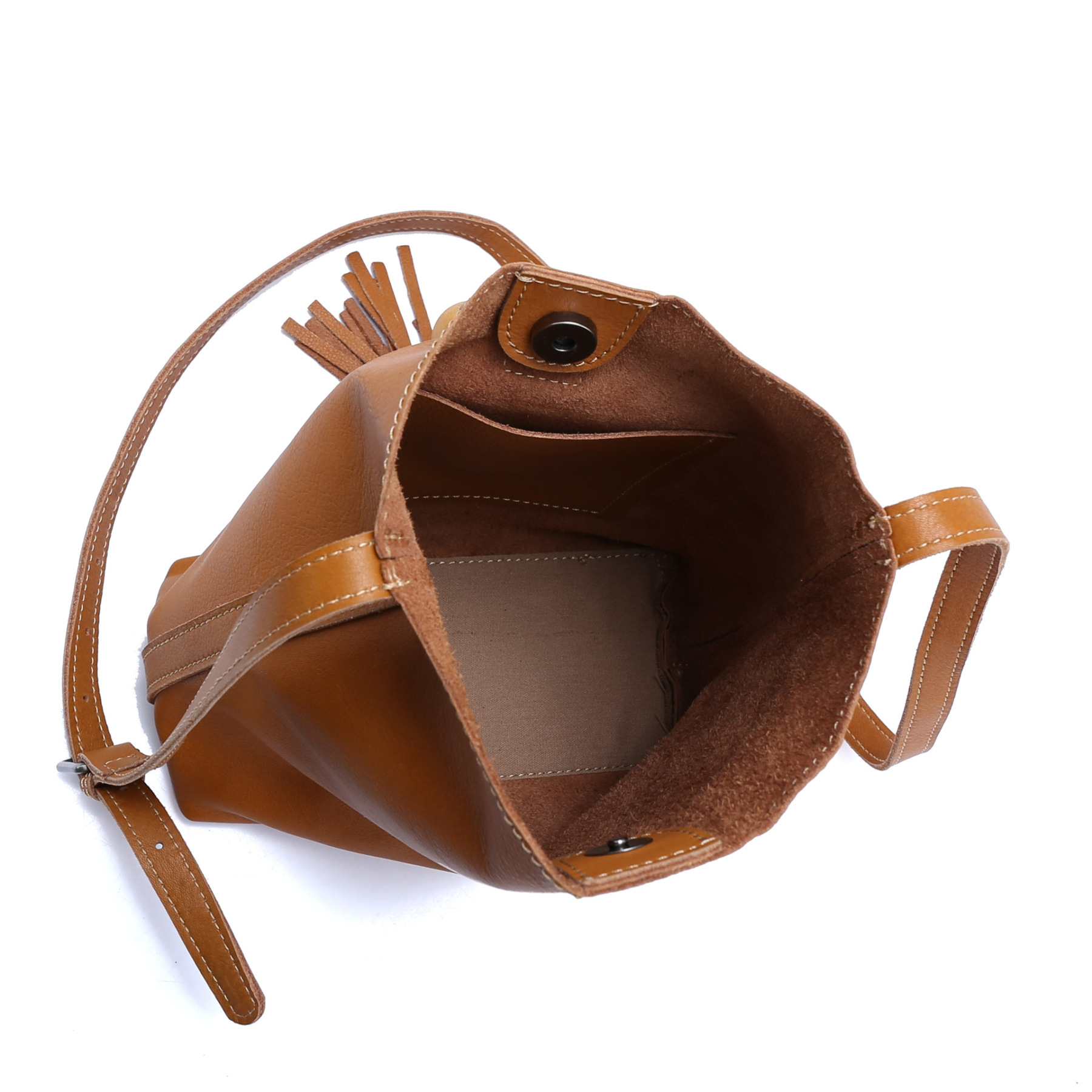 3色|植物鞣し牛革ショルダーバッグ|片肩バッグ|斜め掛けバッグ