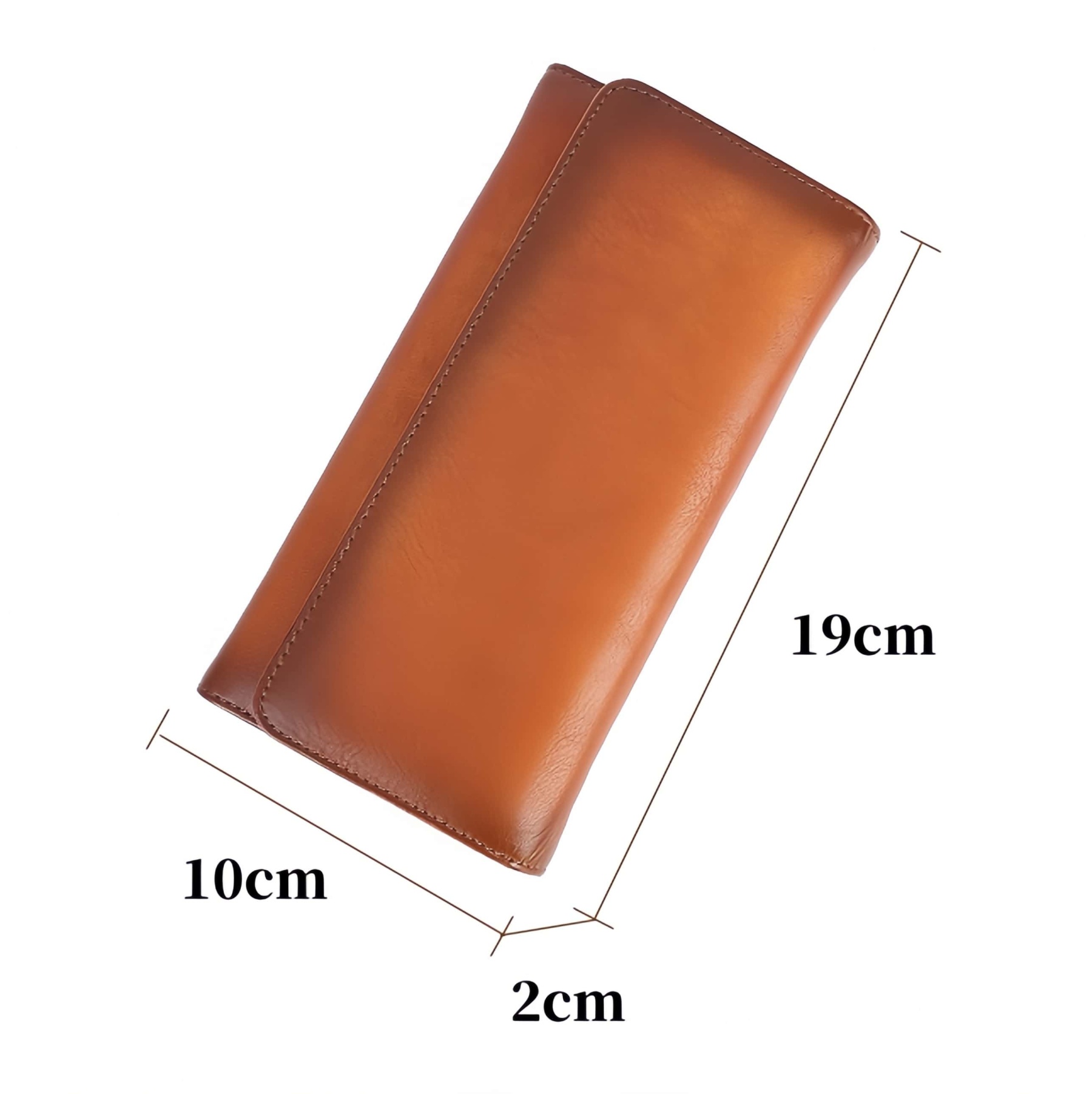 手仕事•美しい芸術品•植鞣天然牛革長財布•送料無料