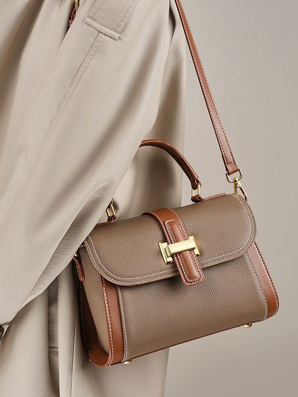 上質の魅力 ！|白|グレー|2色|牛革ハンドバッグ♥牛革ショルダーバッグ