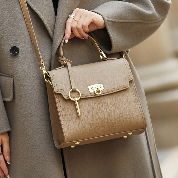 4色|牛革バッグ|牛革ハンドバッグ|ショルダーバッグ|斜め掛けバッグ