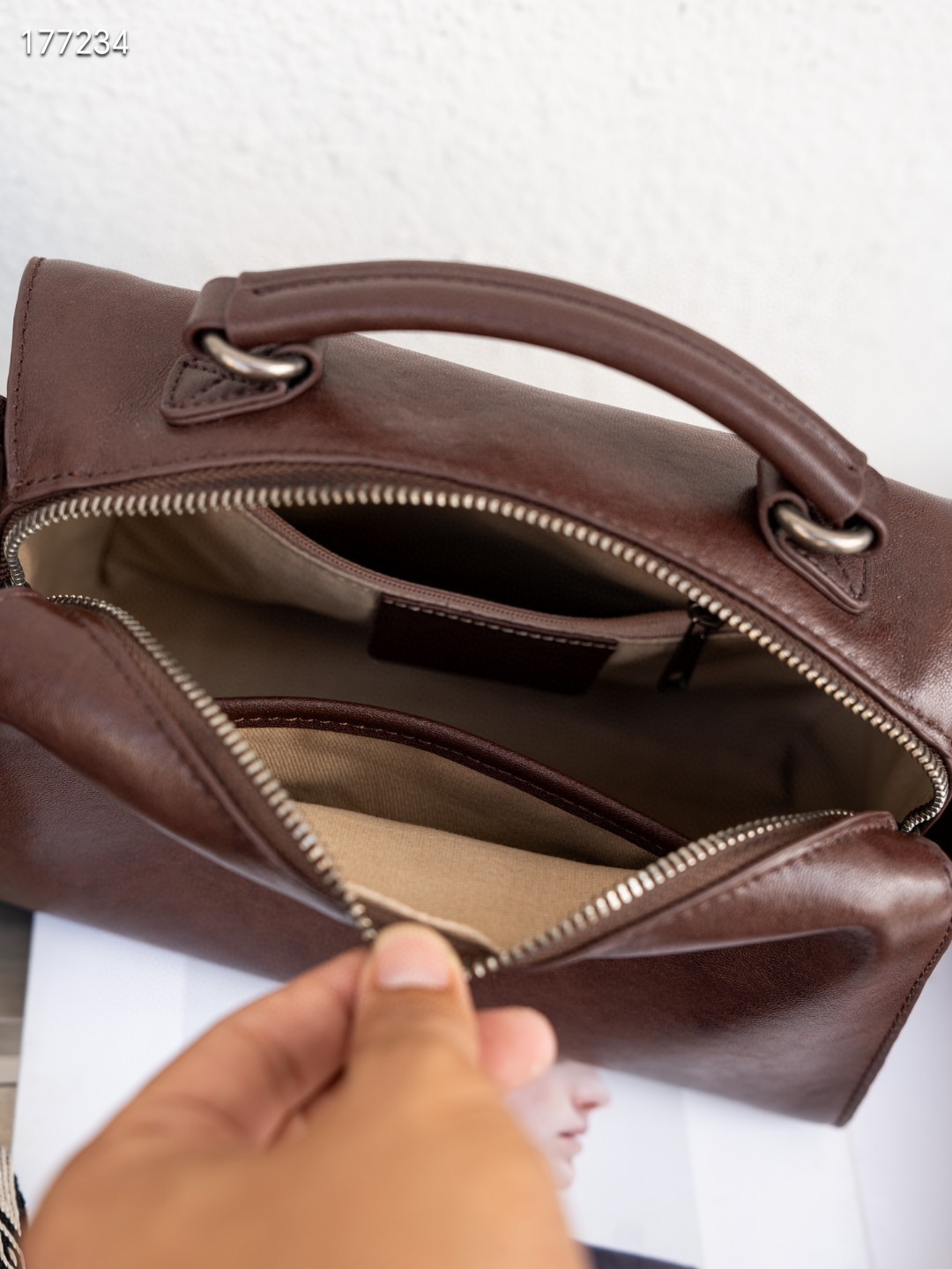 ▪黒|茶▪3WAY▪天然牛革ハンドバッグ▪牛革ショルダーバッグ