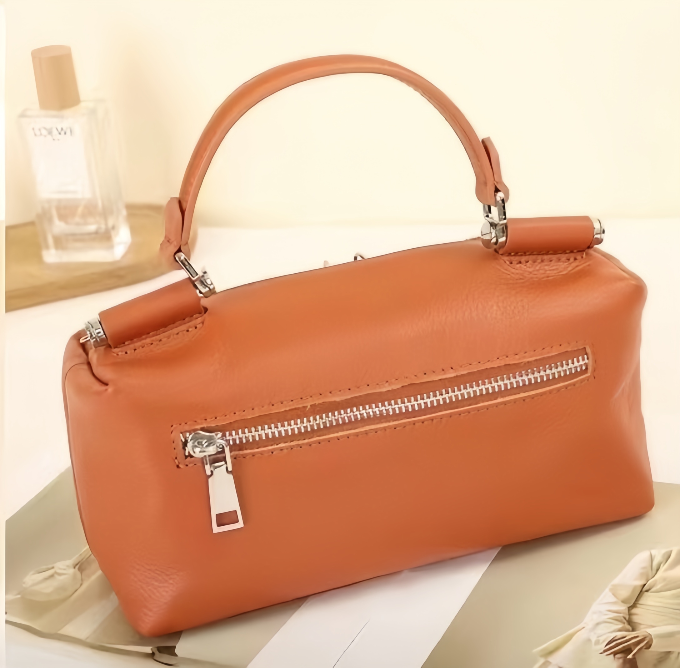 優雅な雰囲気 ! •3WAY•7色•天然牛革ハンドバッグ•牛革ショルダーバッグ