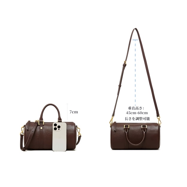 レトロな新作！•3色•3WAY•天然牛革ハンドバッグ•牛革ショルダーバッグ