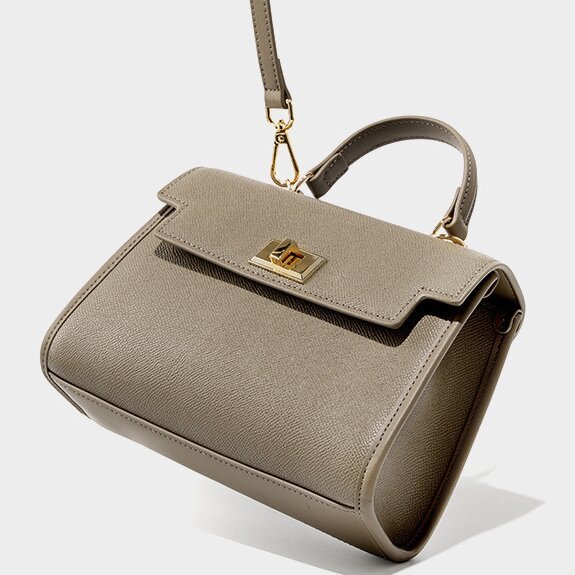 上品な気質 ！|黒|カラメル|カーキ|3色|牛革ハンドバッグ|牛革ショルダーバッグ