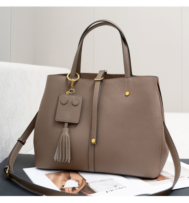 大容量牛革トートバッグ|斜め掛けバッグ|手提げバッグ|レザービジネスバッグ