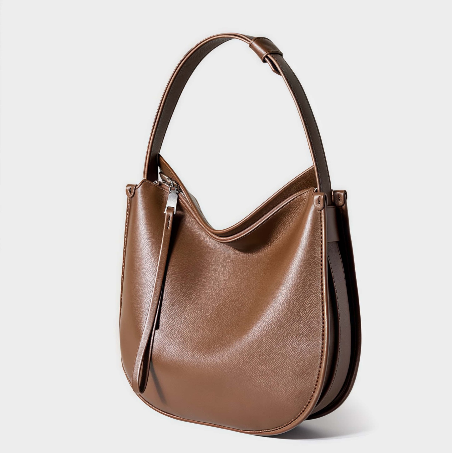 スタイリッシュなレトロ ！•カラメル|コーヒー|黒|3色•天然牛革シングルショルダーバッグ•牛革トートバッグ