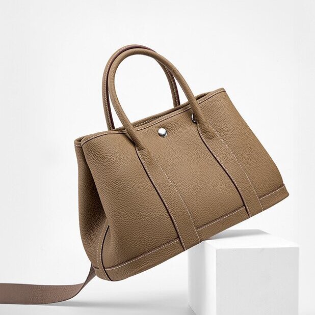 子袋付きの多機牛革バッグ|本革ハンドバッグ｜斜め掛けバッグ｜2本のショルダーストラップが付属しています