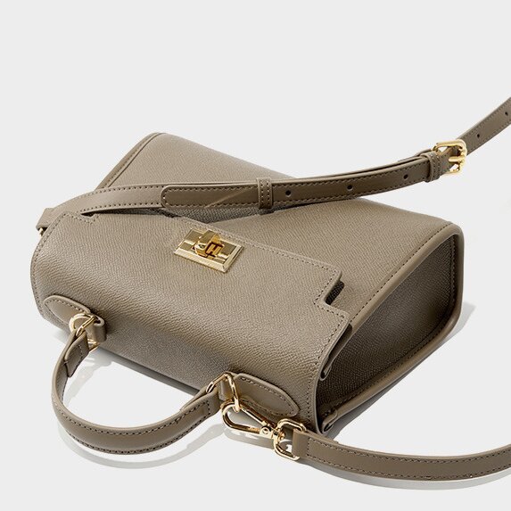 上品な気質 ！|黒|カラメル|カーキ|3色|牛革ハンドバッグ|牛革ショルダーバッグ