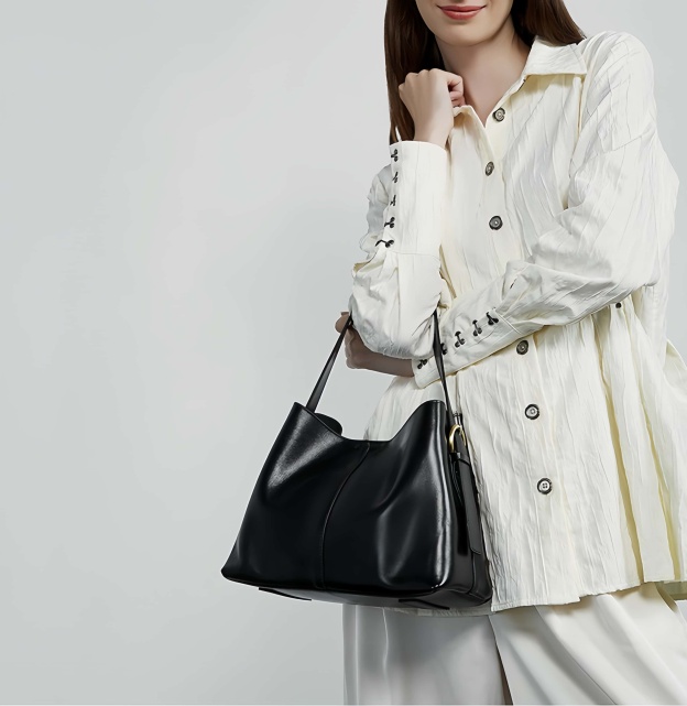 新発売！| カーキ|黒|コーヒー |3色|3WAY|牛革ハンドバッグ|牛革ショルダーバッグ|エブニングバッグ