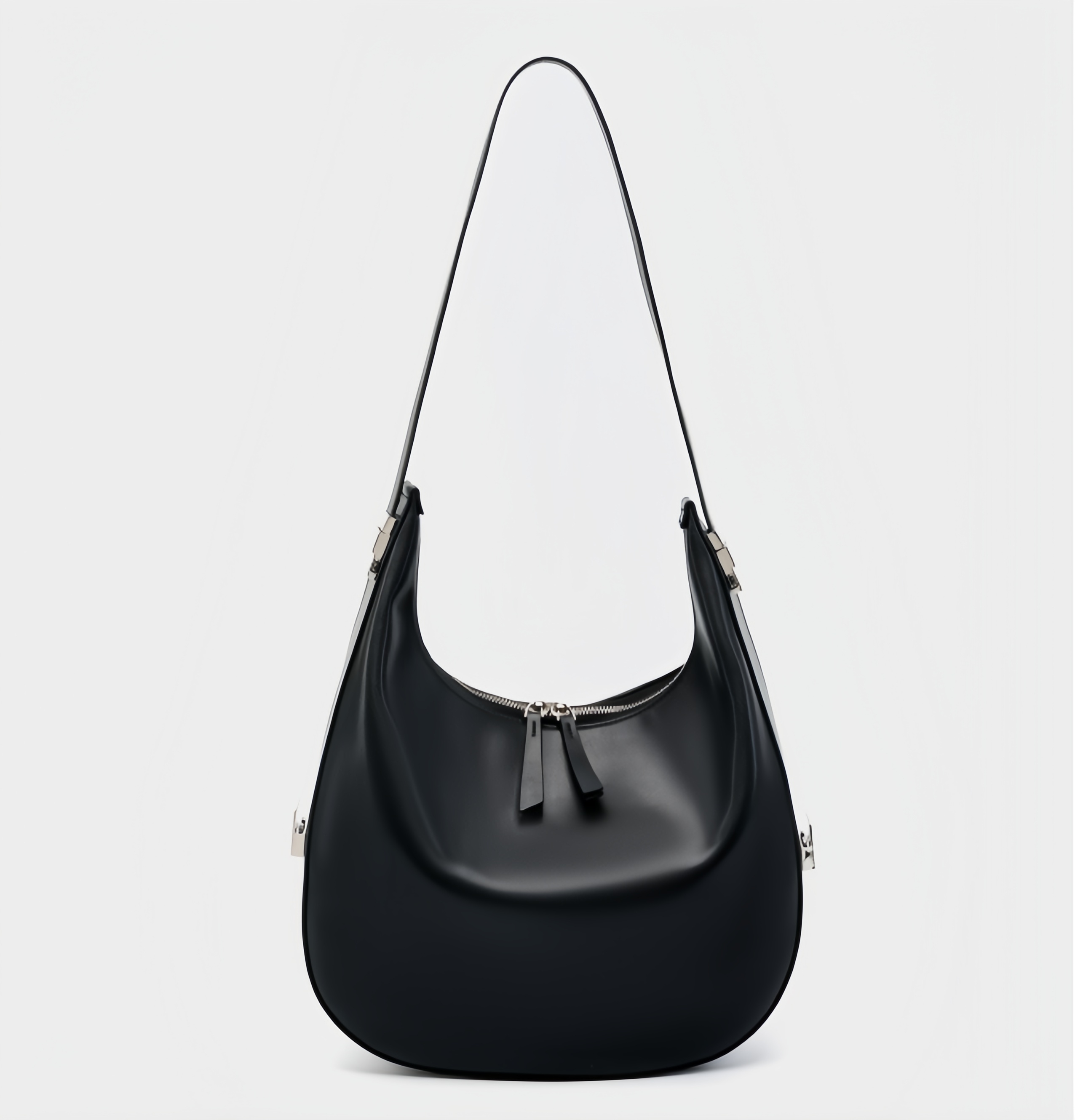 高級感たっぷり！•乳白|黒|2色•天然牛革トートバッグ •牛革シングルショルダーバッグ