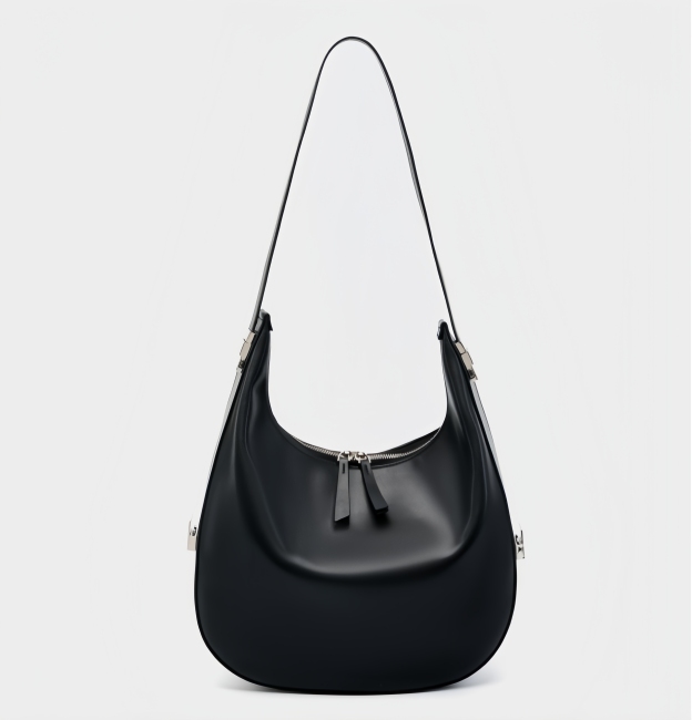 高級感たっぷり！•乳白|黒|2色•天然牛革トートバッグ •牛革シングルショルダーバッグ