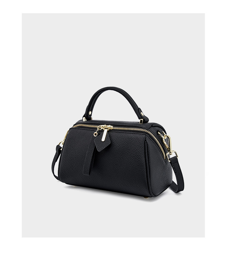 洗練されたエレガンス ！•グレー|黒|カラメル|3色•3WAY•天然牛革ハンドバッグ•牛革ショルダーバッグ