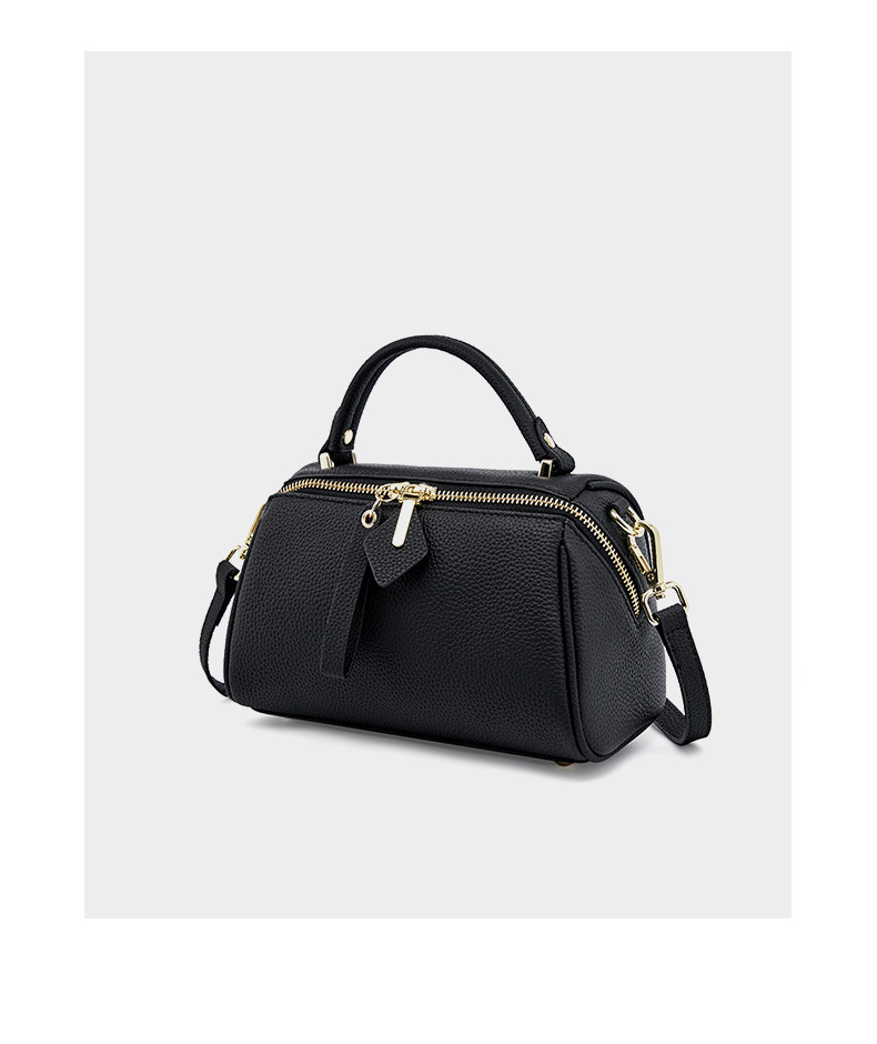 洗練されたエレガンス ！•グレー|黒|カラメル|3色•3WAY•天然牛革ハンドバッグ•牛革ショルダーバッグ