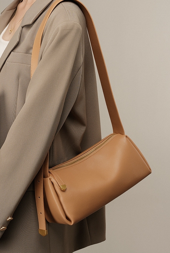 黒|カラメル|緑|3色•天然牛革ショルダーバッグ• 牛革肩がけかばんバッグ