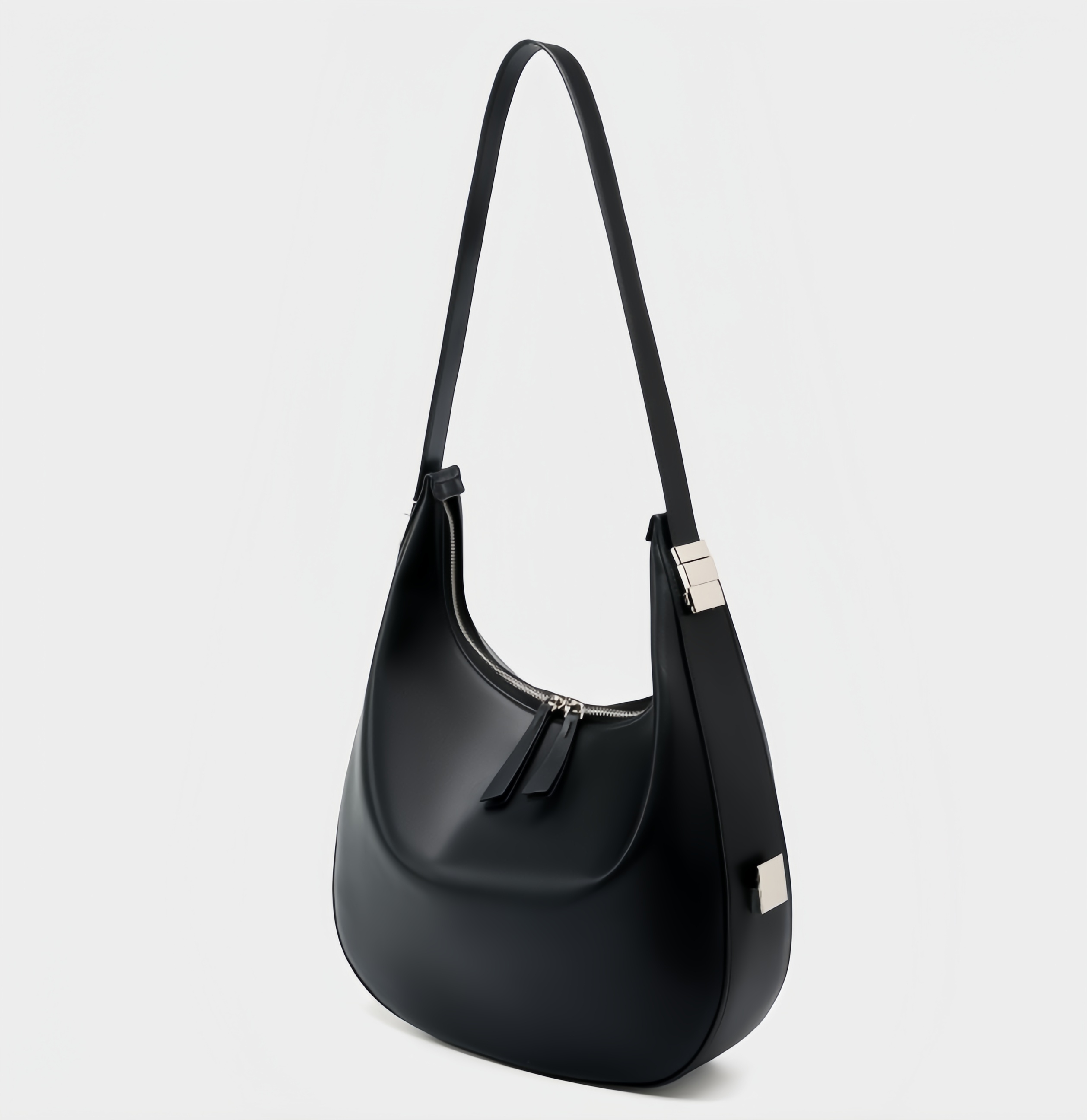 高級感たっぷり！•乳白|黒|2色•天然牛革トートバッグ •牛革シングルショルダーバッグ