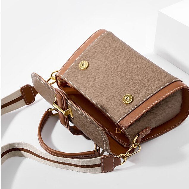 上質の魅力 ！|白|グレー|2色|牛革ハンドバッグ♥牛革ショルダーバッグ