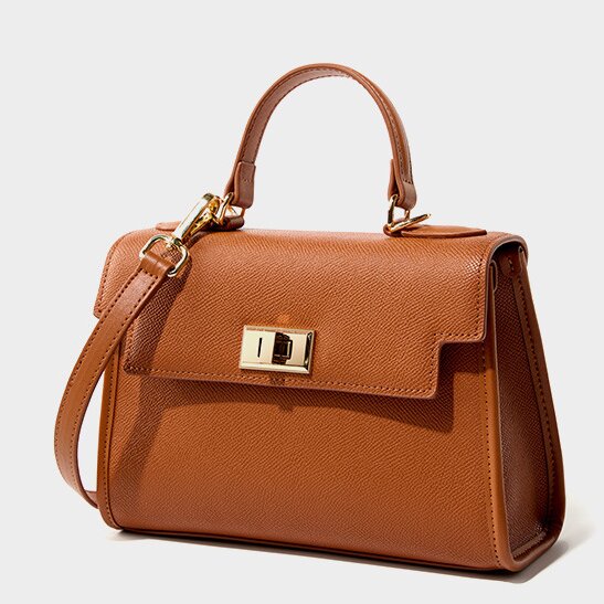 上品な気質 ！|黒|カラメル|カーキ|3色|牛革ハンドバッグ|牛革ショルダーバッグ