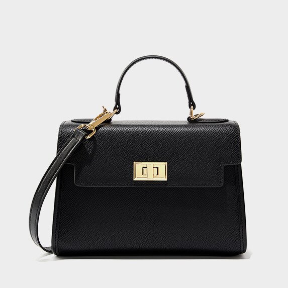 上品な気質 ！|黒|カラメル|カーキ|3色|牛革ハンドバッグ|牛革ショルダーバッグ