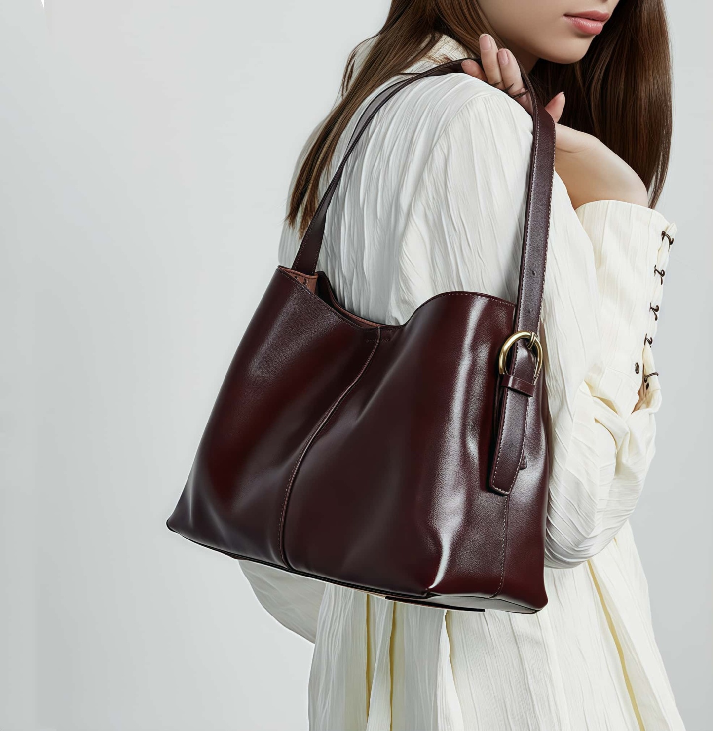 新発売！| カーキ|黒|コーヒー |3色|3WAY|牛革ハンドバッグ|牛革ショルダーバッグ|エブニングバッグ