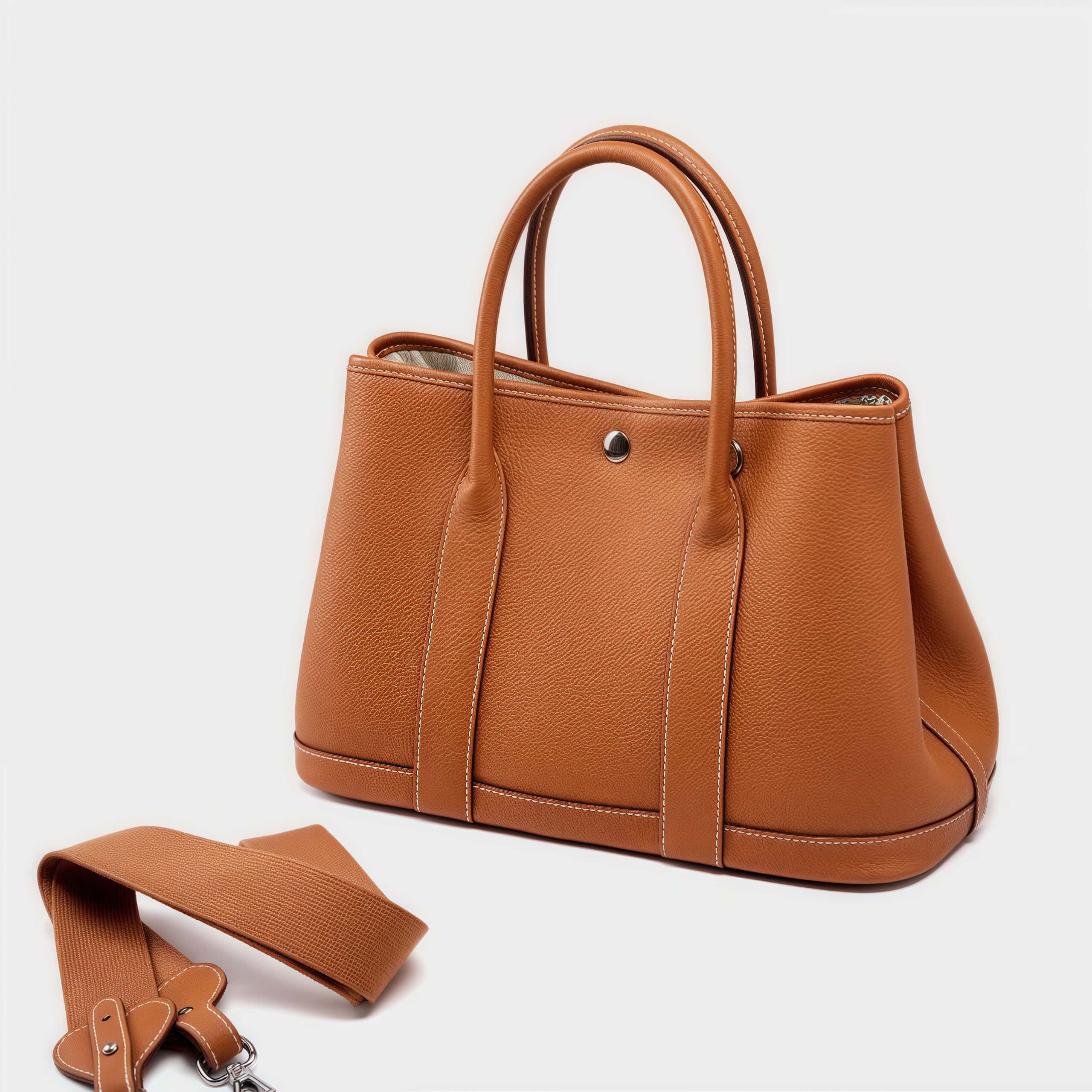 子袋付きの多機牛革バッグ|本革ハンドバッグ｜斜め掛けバッグ｜2本のショルダーストラップが付属しています