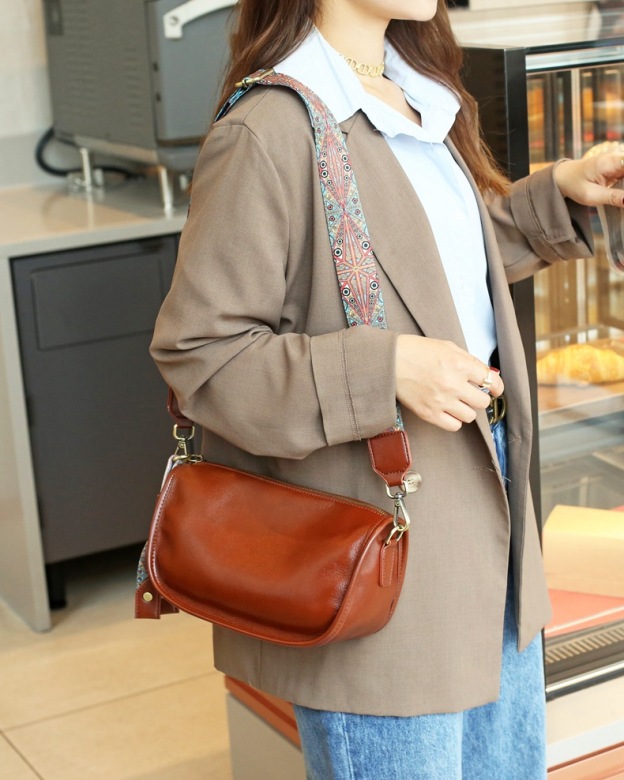 レザーバッグ|2WAY|5色|植物鞣し天然牛革ショルダーバッグ|サコッシュ