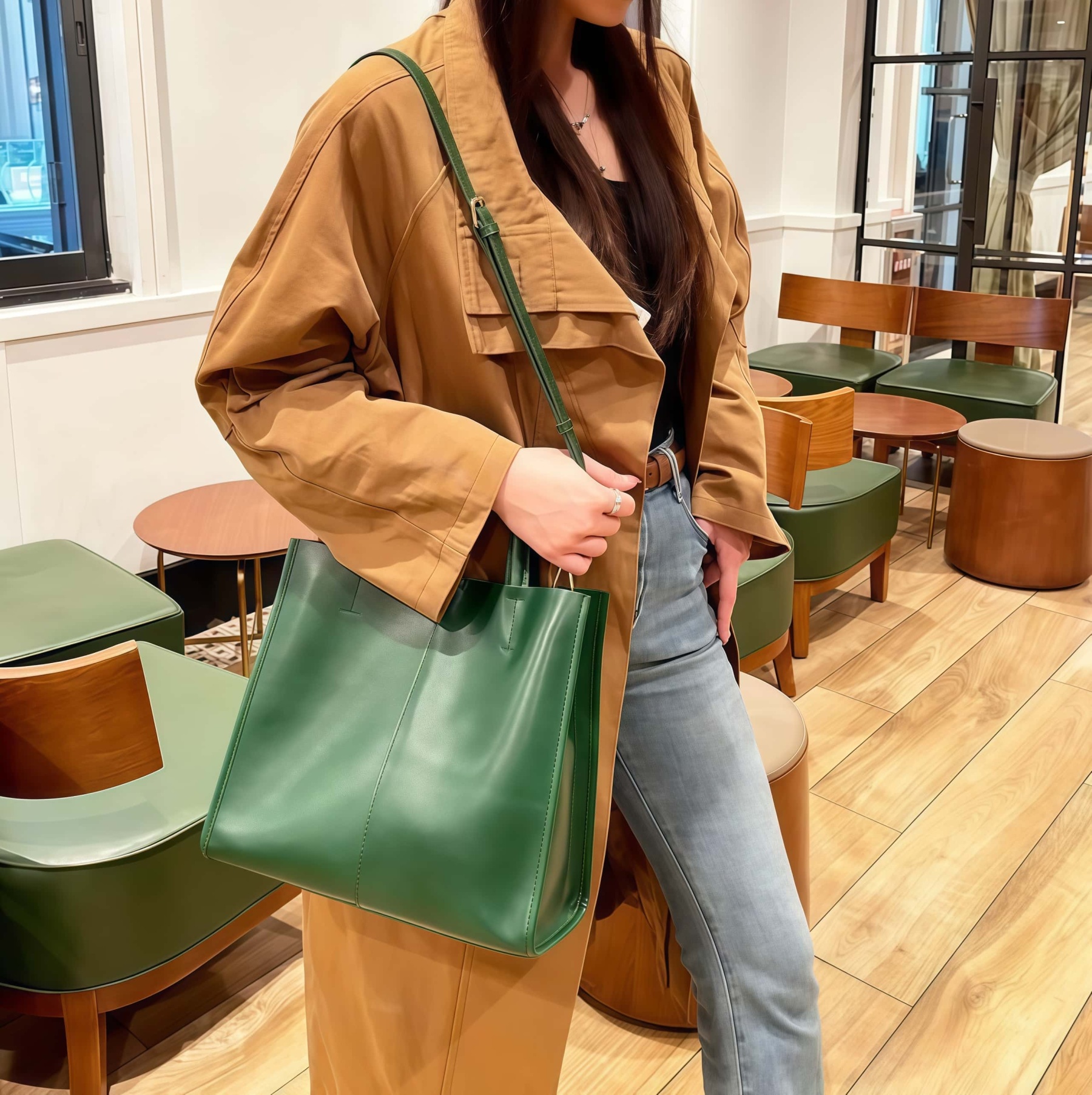 大容量3WAY|6色|通勤バッグ|牛革ト一トバッグ|手提げバッグ