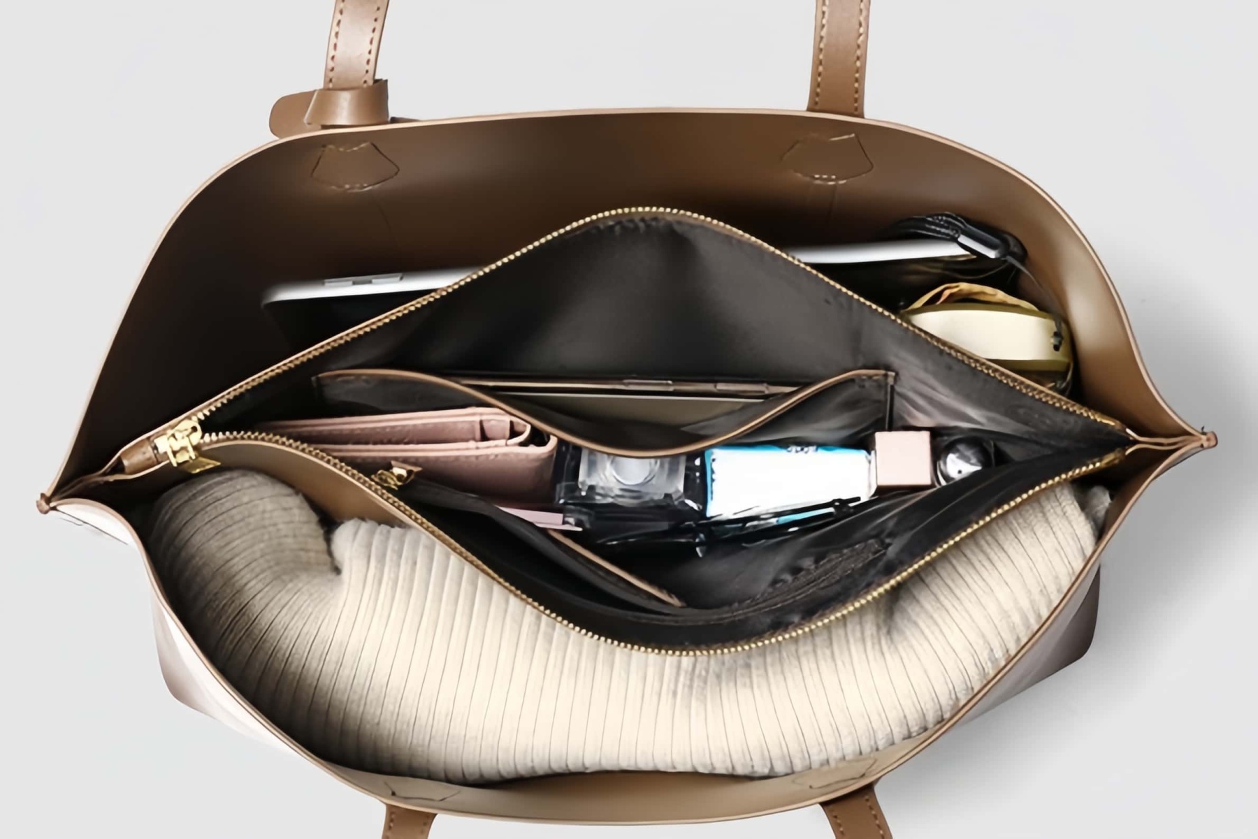 レトロな雰囲気満点 ！♦コーヒー|ベージュ|青|3色♦牛革製トートバッグ♦通勤や集会、旅行に最適♦大容量設計