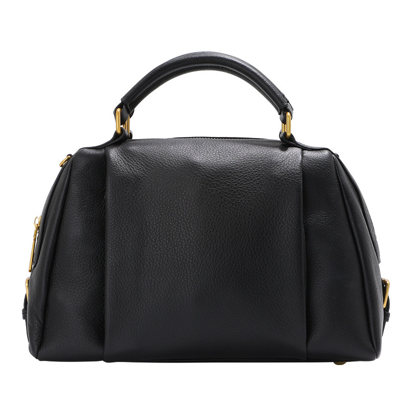 スタイリッシュ！•2色•3WAY•天然厚み柔らかい牛革ハンドバッグ・牛革肩掛けバッグ