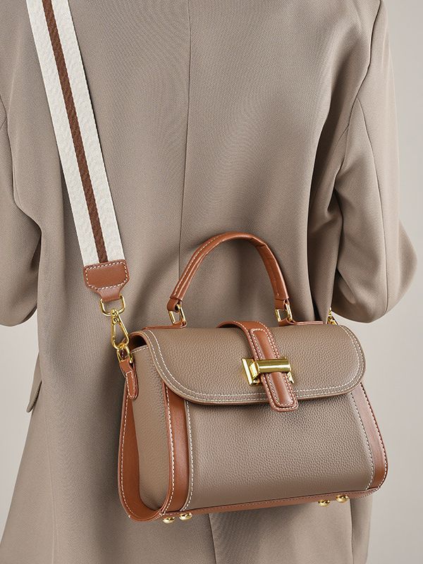 上質の魅力 ！|白|グレー|2色|牛革ハンドバッグ♥牛革ショルダーバッグ