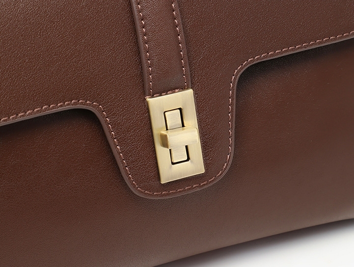 優雅な雰囲気 ！※茶※3WAY※天然牛革ハンドバッグ※牛革ショルダーバッグ