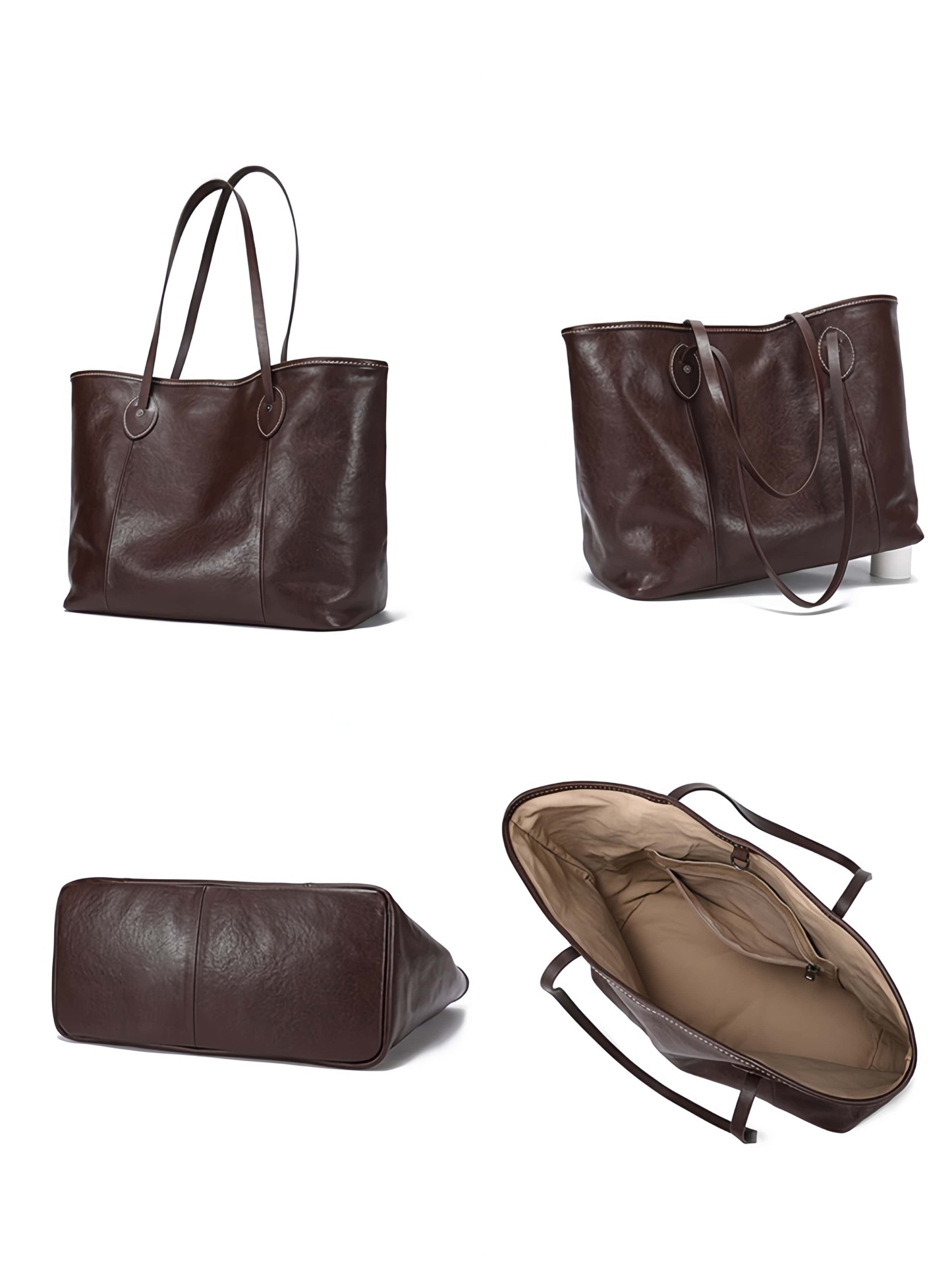 夏の新作 ！•上品•黒|茶•天然牛革ハンドバッグ•牛革トートバッグ