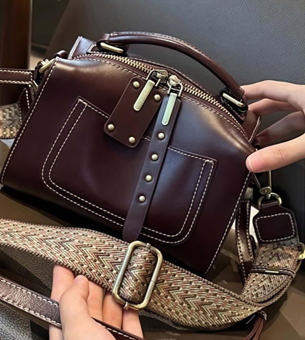 5色※3WAY※天然牛革ハンドバッグ※牛革ショルダーバッグ※2本の肩ベルトを付属