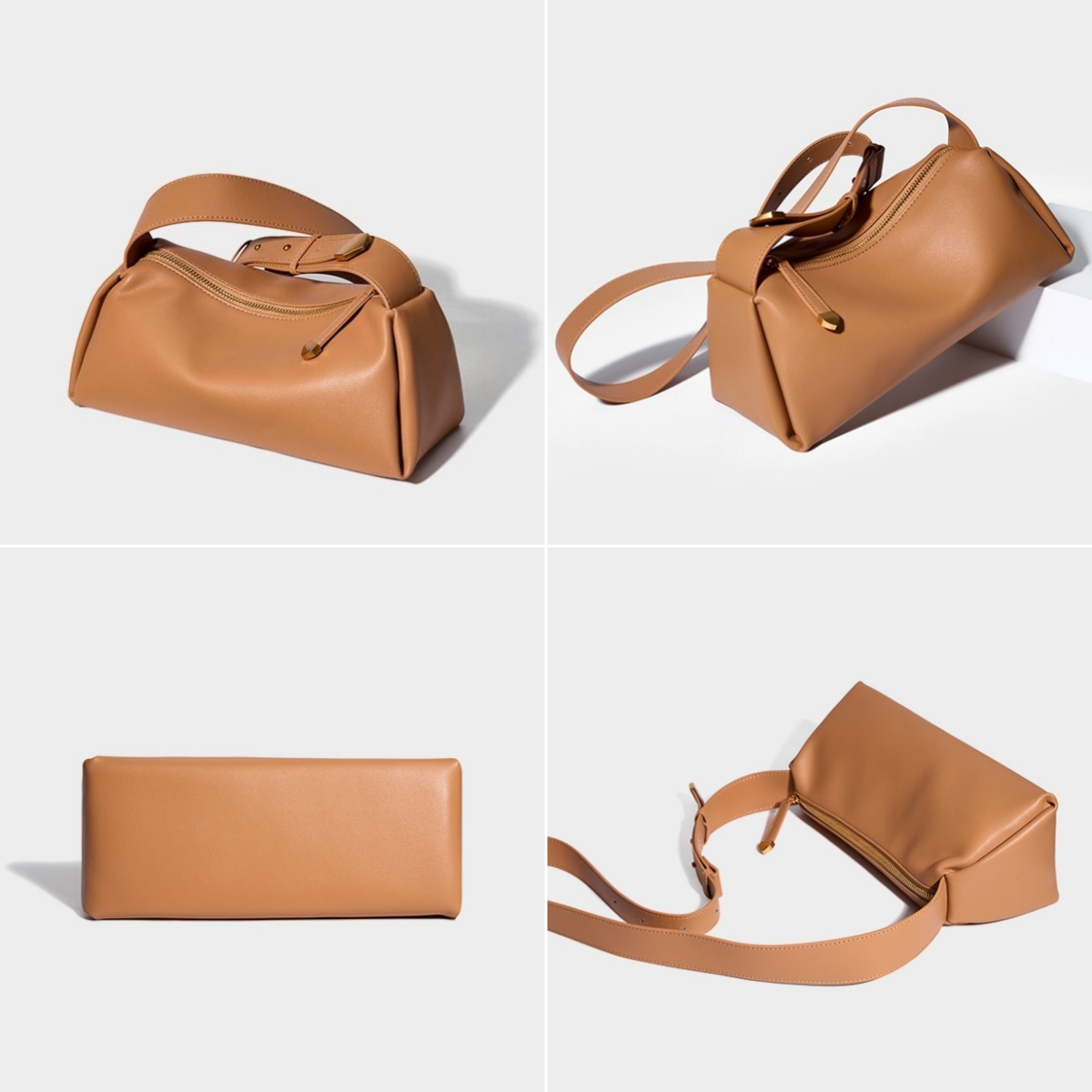 黒|カラメル|緑|3色•天然牛革ショルダーバッグ• 牛革肩がけかばんバッグ