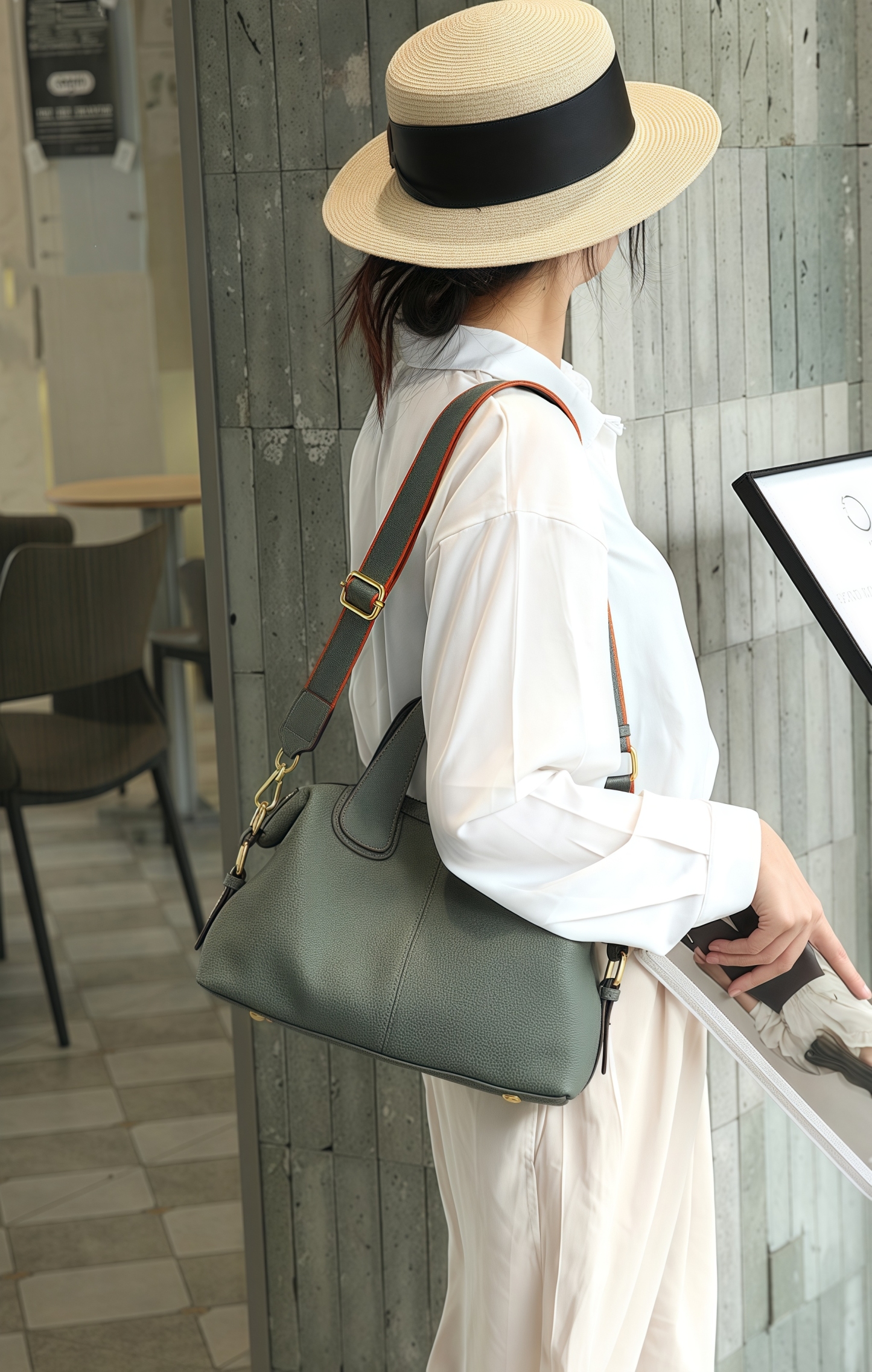 はフェミニンな魅力 ！•5色•3WAY•天然牛革ハンドバッグ•牛革ショルダーバッグ•2本の肩ベルト