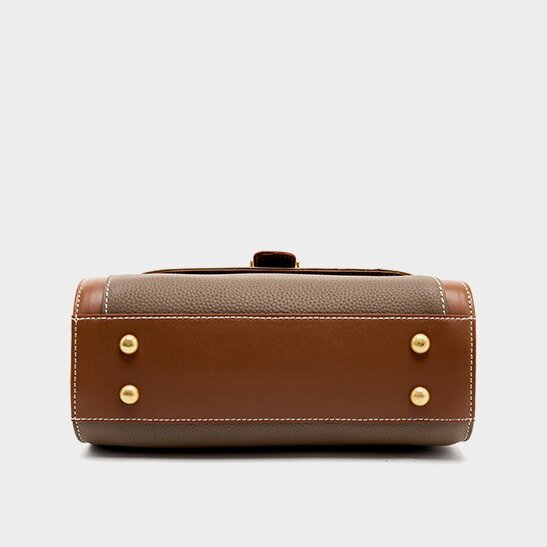 上質の魅力 ！|白|グレー|2色|牛革ハンドバッグ♥牛革ショルダーバッグ