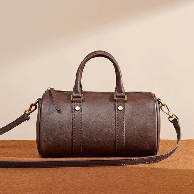 レトロな新作！•3色•3WAY•天然牛革ハンドバッグ•牛革ショルダーバッグ