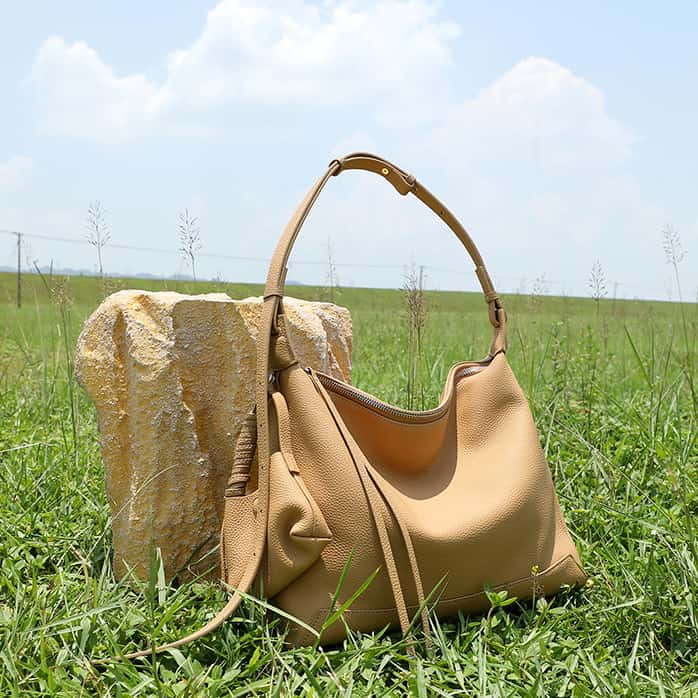 【新作登場】シンプルスタイル 牛革バッグ｜3 通り使い分け可能（ショルダー・クロス・トート）｜ブラジル産上質牛革