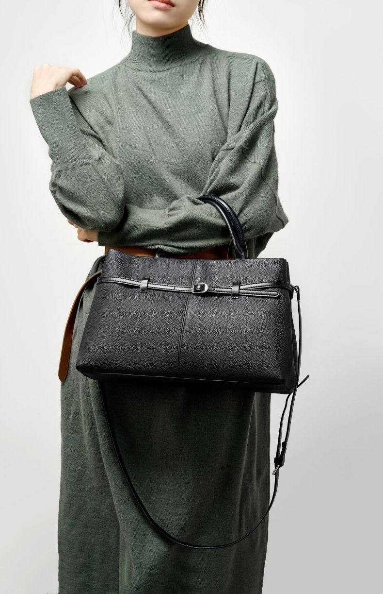 レザーバッグ|和装に合う|4色|3WAY|牛革ハンドバッグ|牛革ショルダーバッグ