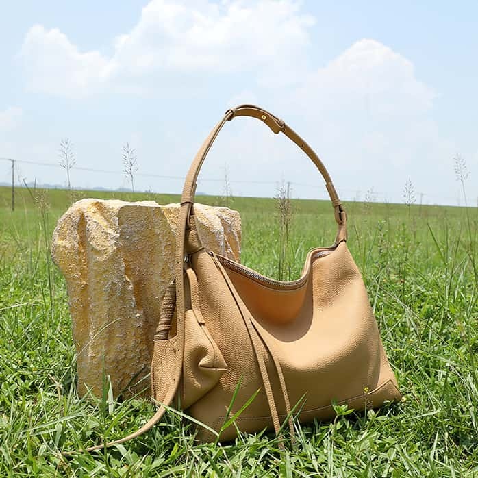 【新作登場】シンプルスタイル 牛革バッグ｜3 通り使い分け可能（ショルダー・クロス・トート）｜ブラジル産上質牛革