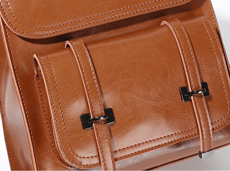 NEW ! •多機能•4つの使用モード切り替え！•天然な油蜡牛革リユック・バック•牛革斜めがけバッグ •牛革ハンドバッグ