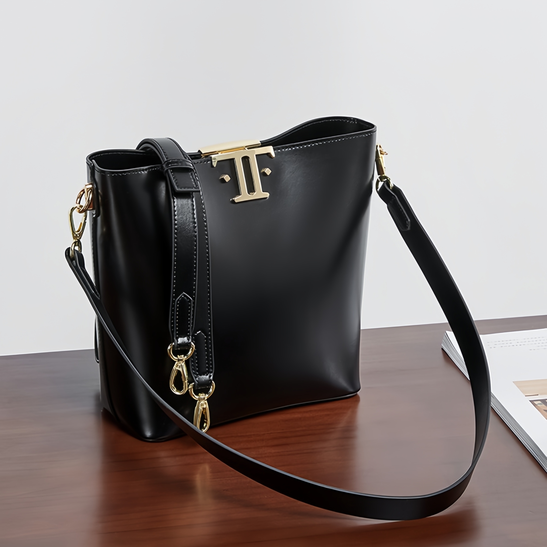 天然牛革斜ショルダーバッグ| 牛革肩掛けバッグ