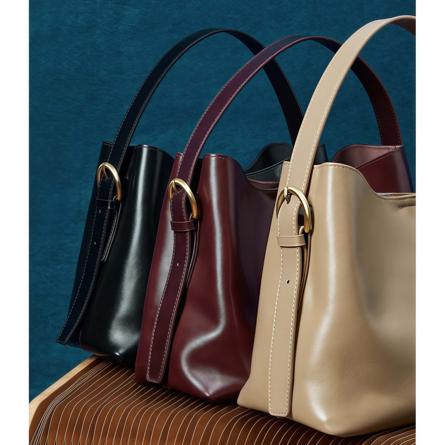 新発売！| カーキ|黒|コーヒー |3色|3WAY|牛革ハンドバッグ|牛革ショルダーバッグ|エブニングバッグ